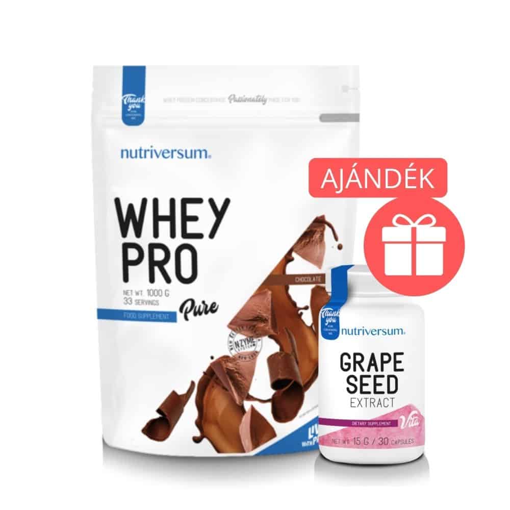 Nutriversum - PURE Whey PRO - 1 000 g [Tejsavó Fehérje koncentrátum]