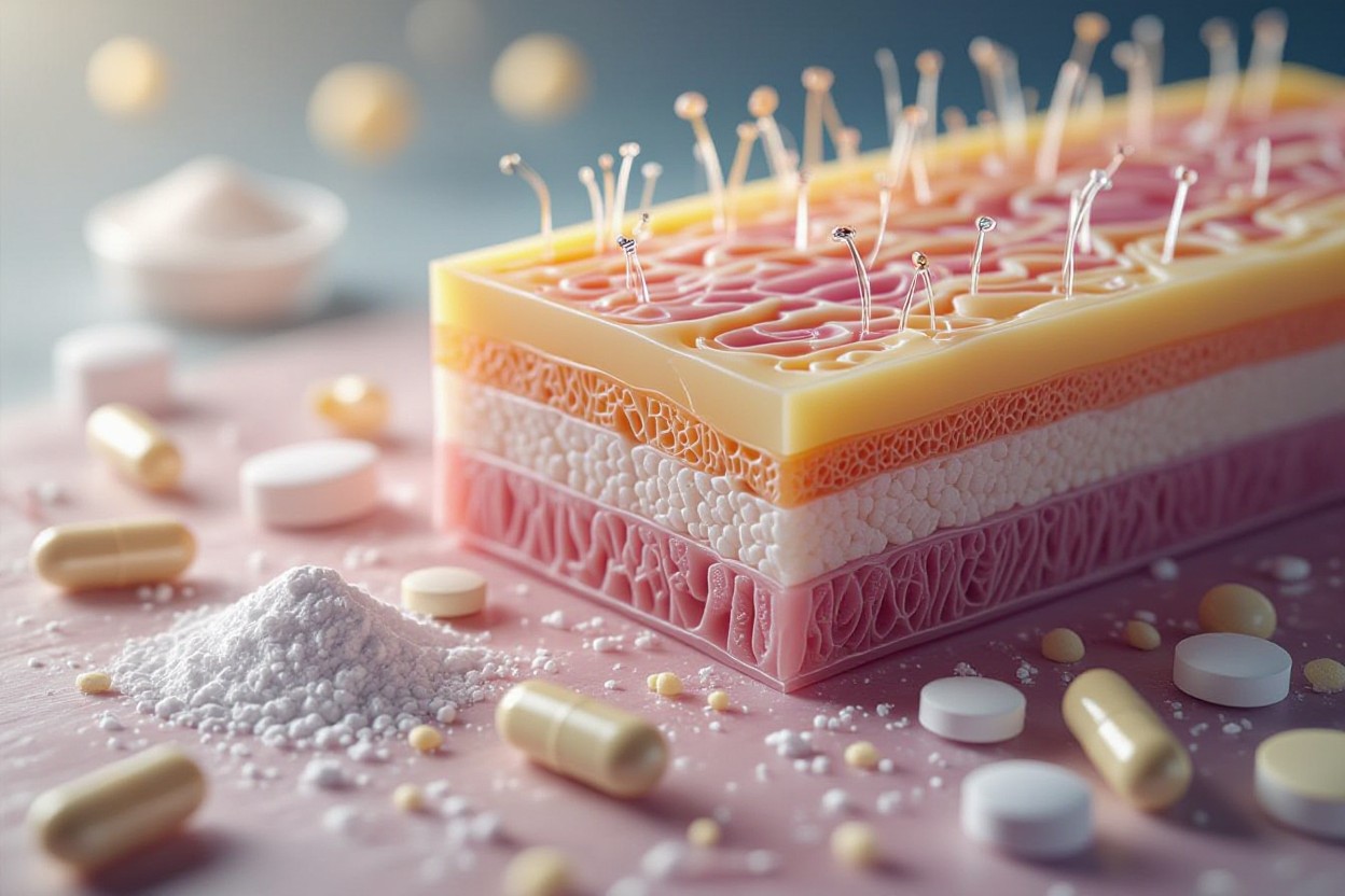 Egészséges haj és feszes bőr fehérjével